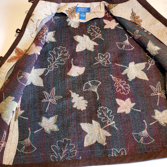 🌟🌟HP🌟🌟NATURAL REFLECTIONS Embroidered Autumn Vest - Picture 5 of 12